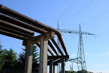 Magistrala energetyczna z elektrociepłowni © Przemysaw