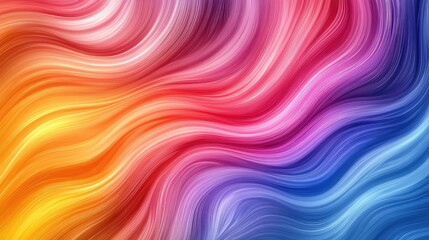 Obraz premium Abstract Waves of Energy with Colorful Curves and Lines
