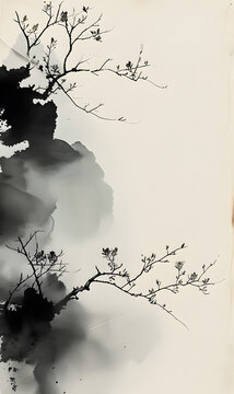 Ink Wash Landscape