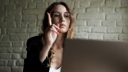 Inspired Businesswoman Having a Breakthrough Idea