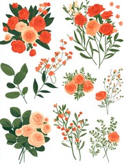 Beautiful Floral Bouquet Prints
