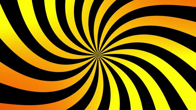 Ilusi&oacute;n &oacute;ptica con un espiral girando en un fondo colorido minimalista