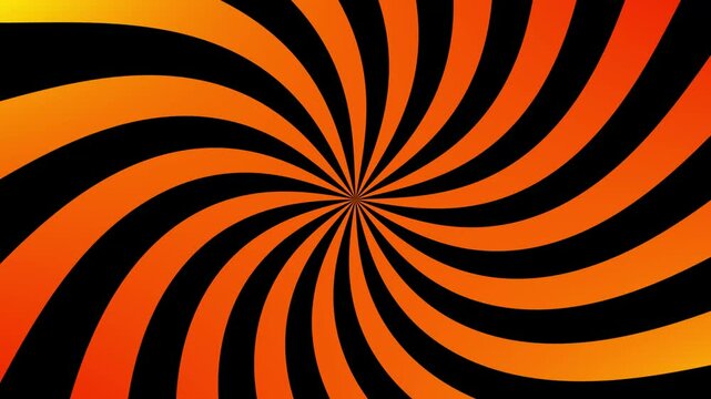 Ilusi&oacute;n &oacute;ptica con un espiral girando en un fondo colorido minimalista
