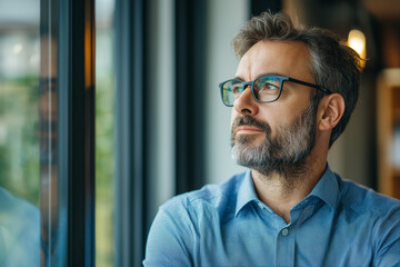 Fototapeta premium Pensive Man