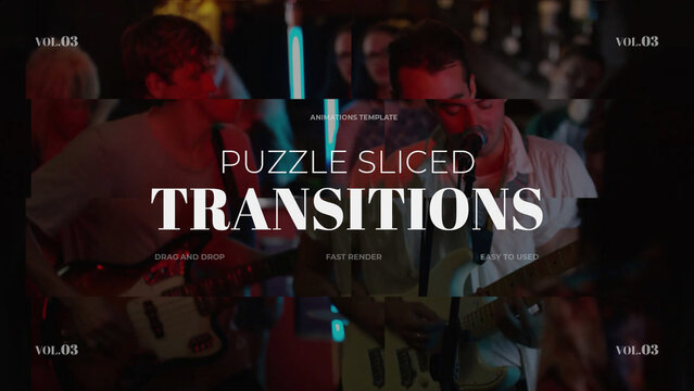 Puzzle Sliced Transitions / vol.03