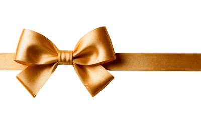Chic  bow on a smooth ribbon, enhancing gift presentations.