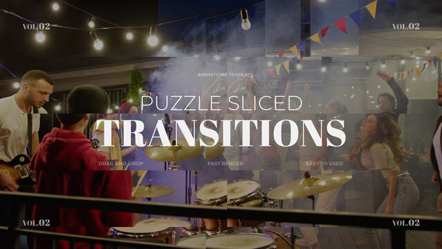 Puzzle Sliced Transitions / vol.02