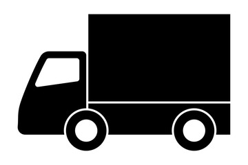 トラックのシルエットアイコン