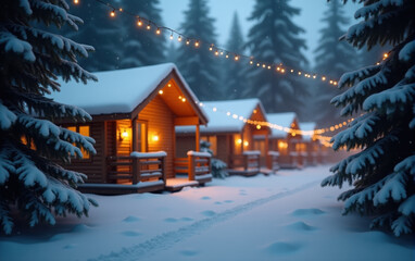 christmas tree in the city