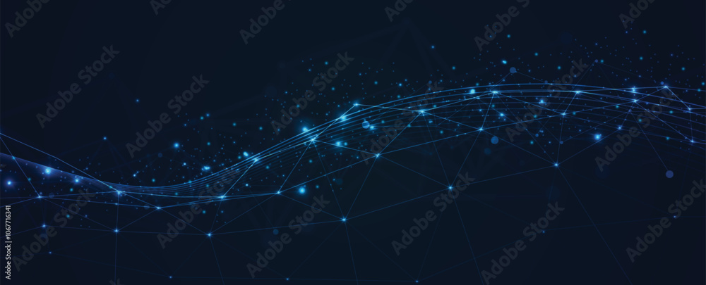 Poster Abstract digital cloud computing technology for business project