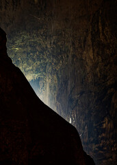 Deer Cave - Gua Payau or Gua Rusa in Sarawak on Borneo island, Malaysia, Gunung Mulu National Park,...