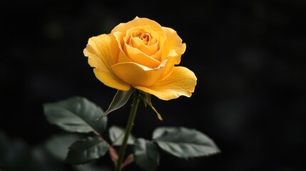 A Single Yellow Rose