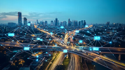 Conceptual representation of edge computing, emphasizing real-time data processing and minimal latency