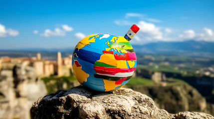 Net zero, climate, and commitment, climate-focused team pledging to support net zero climate goals, impactful visuals for global benefit 