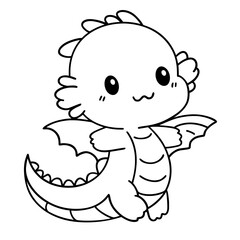 Cute dinosaur doodle 