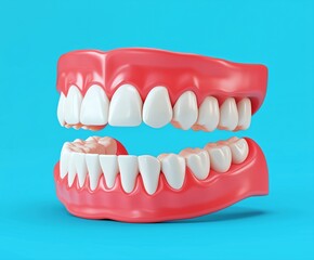 Obraz premium jaw mockup