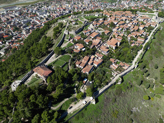 A view of the historic town of Berat, Albania