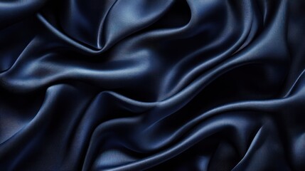 Obraz premium Abstract Blue Silk Background