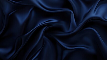 Fototapeta premium Abstract Blue Silk Fabric