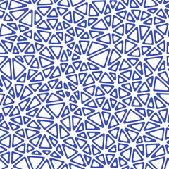 Minimal geometric background. Small triangles size. Solid Color style. Rounded triangular cells outlined. Repeatable pattern. Corporate Identity Refresh. Modern vector tiles.