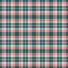 Illustration fabric background vector, vivid texture plaid seamless. Dog tooth check textile pattern tartan in pastel and teal colors.