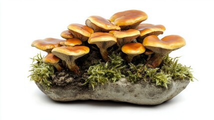 Mushroomshaped artificial soil enhancer on white background  AR 169