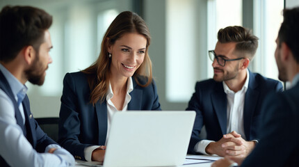 Obraz premium Team Collaboration in the Office