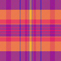 Wallpaper pattern background check, handsome vector textile texture. Day fabric plaid tartan seamless in red and indigo colors.