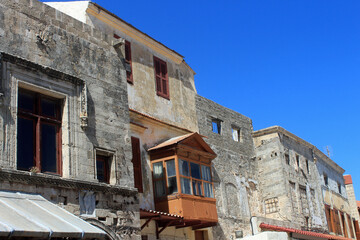 Grèce, île de Rhodes la vieille ville