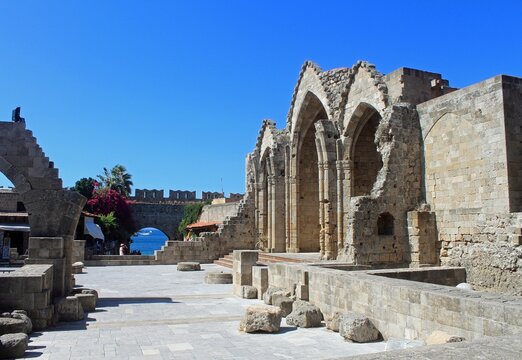 Gr&egrave;ce, &icirc;le de Rhodes la vieille ville