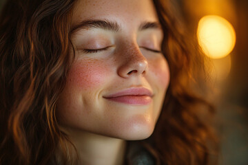 a client showing relief during a breakthrough moment in therapy.