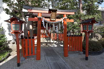 大将軍八神社　地主神社の大杉大明神　京都市上京区