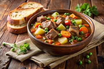 stew with vegetables, generative ai, ai generated