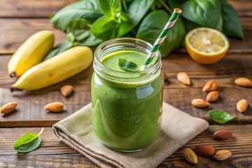 green smoothie, generative ai, ai generated