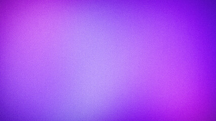 Bright and vibrant purple gradient background with a grainy texture, blending smoothly from violet to pink tones. Perfect for creative backdrops and wallpapers