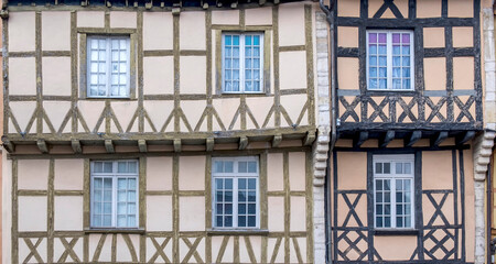 Fachwerkhausfassaden, Chalon-sur Saone