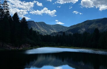 lake in the mountains