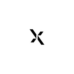 Creative letter x logo design vektor
