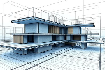 Drafting Blueprint Scene