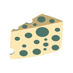 blue cheese vector illustration with white background and blue cheese PNG 