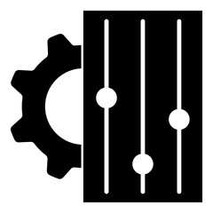 management icon that describes a business situation