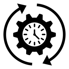 management icon that describes a business situation