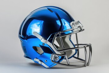 Fototapeta premium Blue Football Helmet