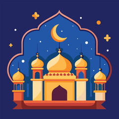 realistic ramadan horizontal banner template