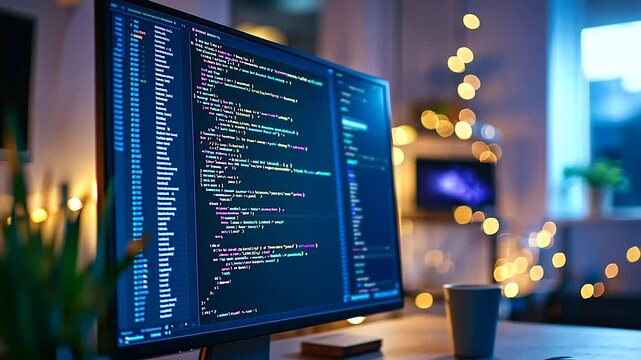 Macro Shot of Code Editor Highlighting New Programming Features