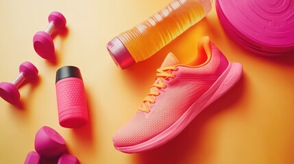 Pink Sports Accessories for a Workout