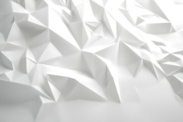 Abstract White Geometric Pattern