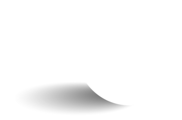 White paper circle and shadow, labels, banners, icons