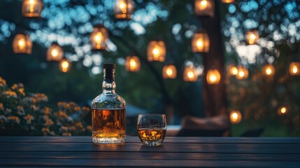 Spirit selection, whiskey, brandy, cognac, distinguished alcoholic beverages renowned for their depth, complexity, craftsmanship, ideal for refined tastings, celebratory moments.
