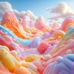 The Cotton Candy Land